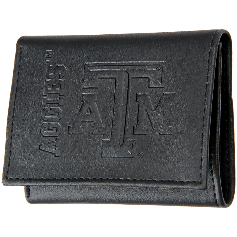 Men's Black Texas A&M Aggies Hybrid Tri-Fold Wallet