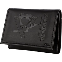 Men's Black Pittsburgh Penguins Hybrid Tri-Fold Wallet