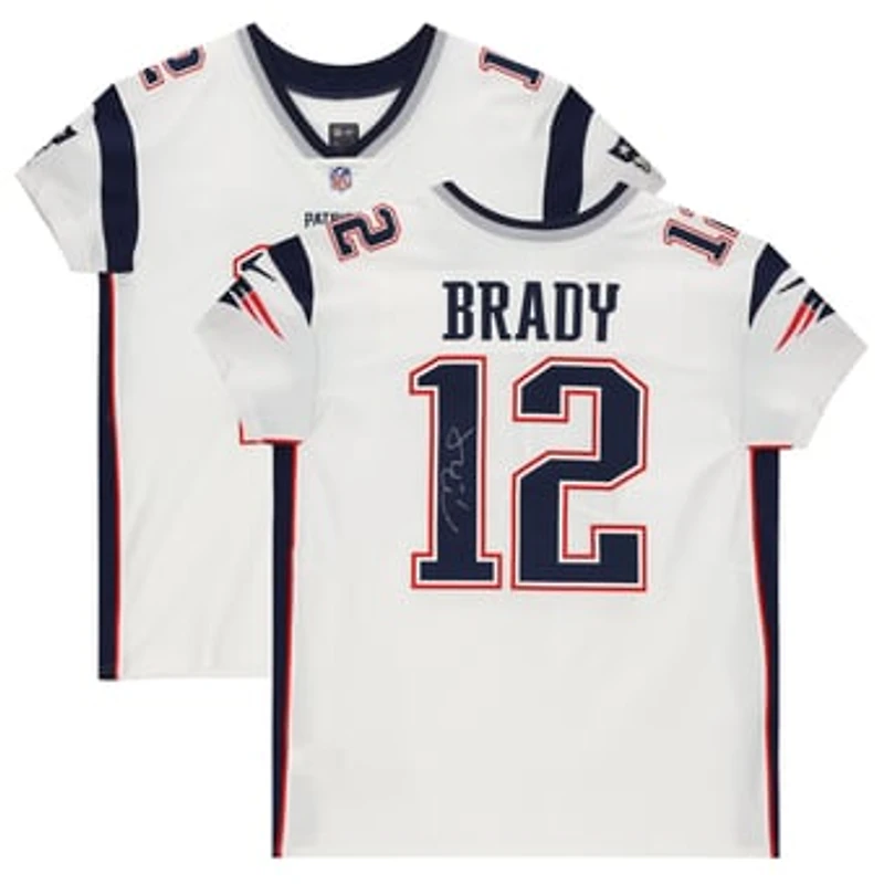 Tom Brady New England Patriots Autographed White Elite Jersey