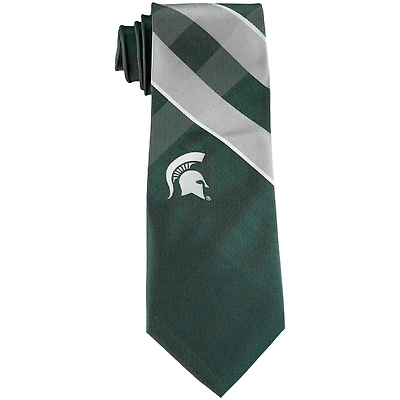 Men's Michigan State Spartans Woven Poly Grid Tie