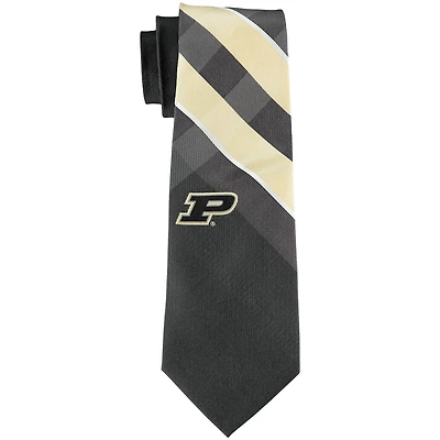 Men's Purdue Boilermakers Woven Poly Grid Tie