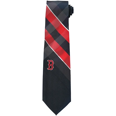 Men's Boston Red Sox Woven Poly Grid Tie