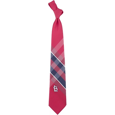 Men's St. Louis Cardinals Woven Poly Grid Tie