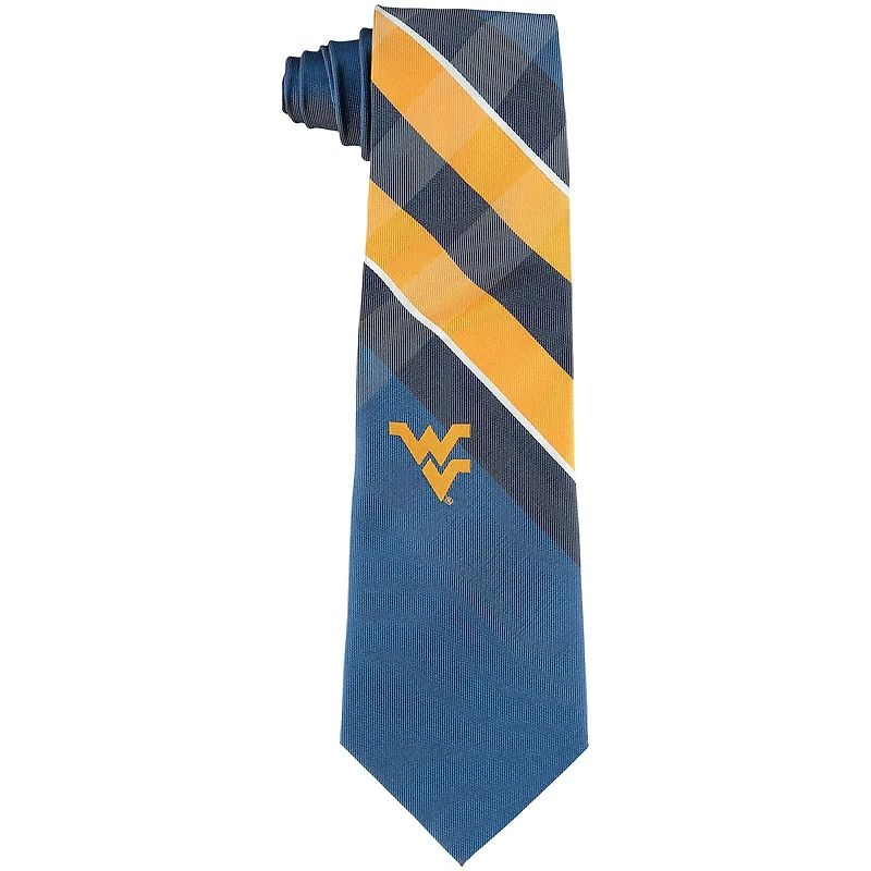 Men's West Virginia Mountaineers Woven Poly Grid Tie