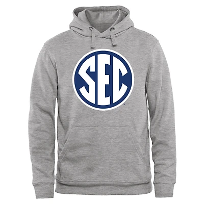 Men's Gray SEC Gear Classic Pullover Hoodie