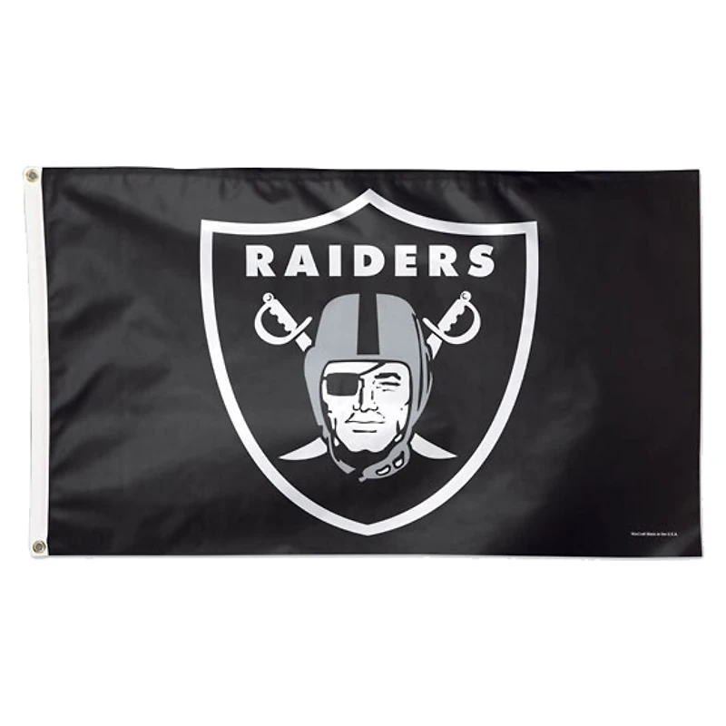 WinCraft Las Vegas Raiders Deluxe 3' x 5' Logo Flag