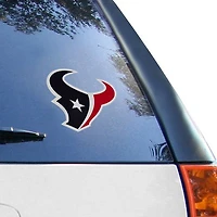 Houston Texans 6'' x 6'' Logo Die-Cut Repositionable Vinyl Decal