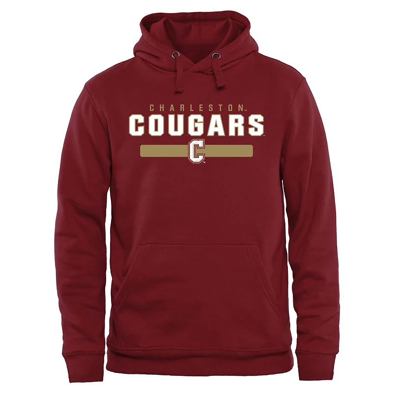 Charleston Cougars Team Strong Pullover Hoodie - Maroon