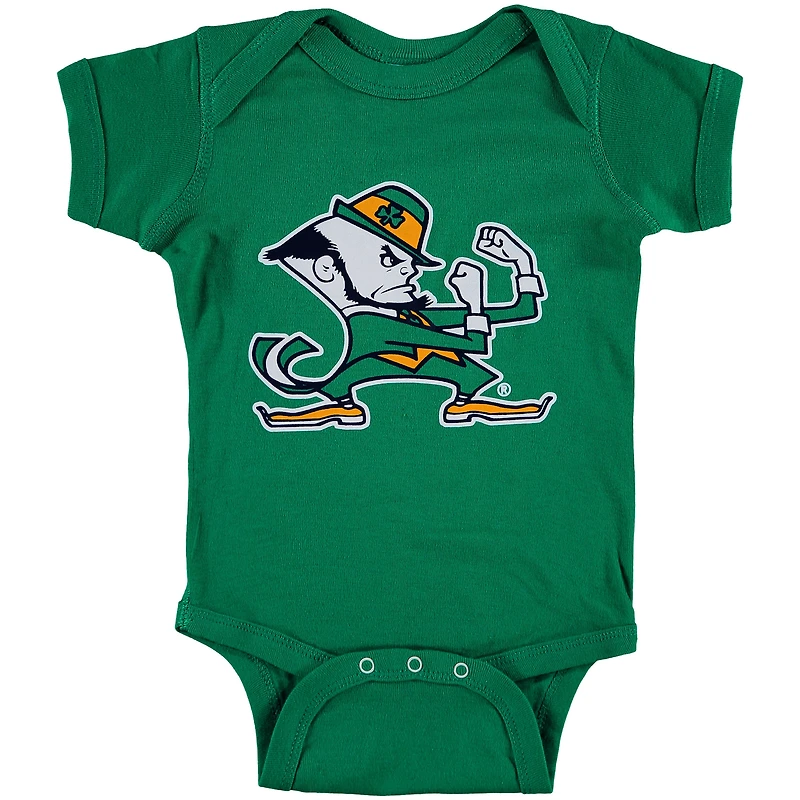 Infant Kelly Green Notre Dame Fighting Irish Big Logo Bodysuit