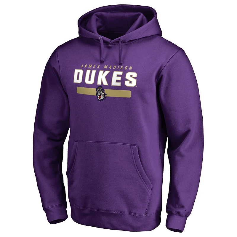 James Madison Dukes Team Strong Pullover Hoodie - Purple