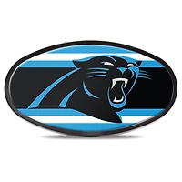 Carolina Panthers Stripe Oval Fixed 2" Hitch Cover