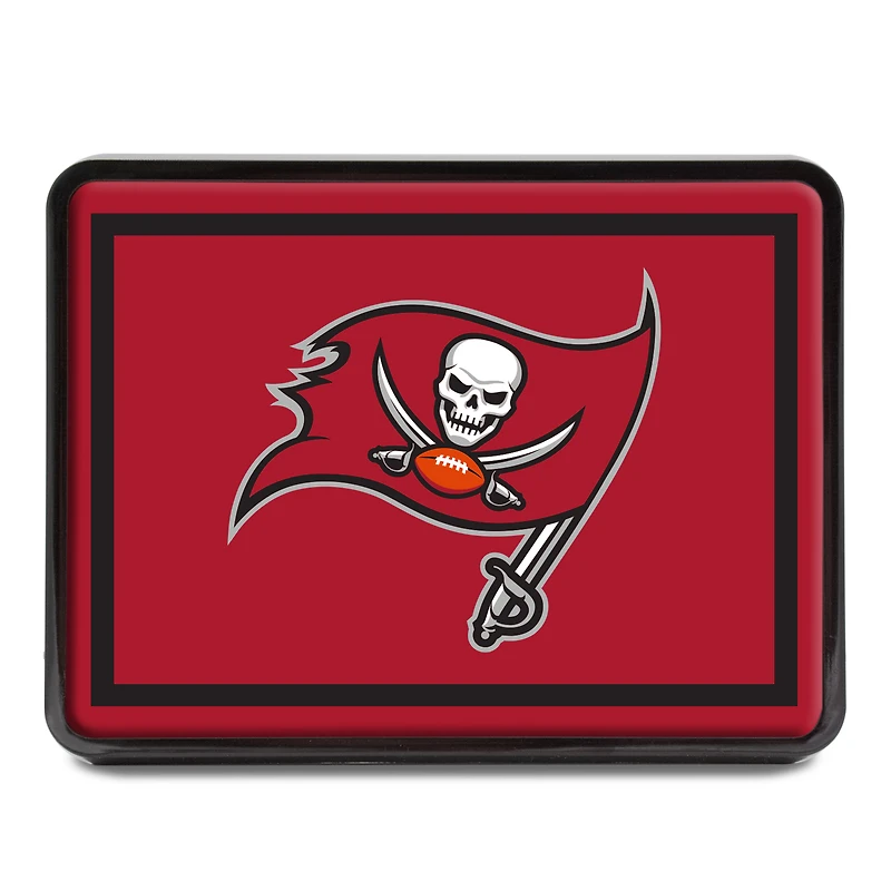 Tampa Bay Buccaneers Logo 1.25" x 2" Universal Plastic Hitch Cover