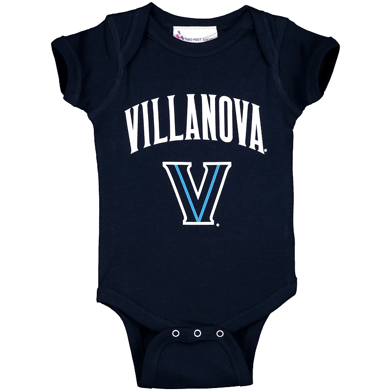Infant Navy Villanova Wildcats Arch & Logo Bodysuit