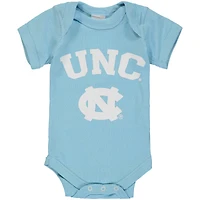 Infant Carolina Blue North Carolina Tar Heels Arch & Logo Bodysuit