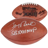 Jerry Rice San Francisco 49ers Autographed Super Bowl XXIII Football with "SB XXIII MVP" Inscription