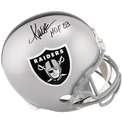 Marcus Allen Los Angeles Raiders Autographed Replica Helmet with "HOF 03" Inscription