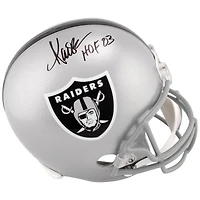 Marcus Allen Los Angeles Raiders Autographed Replica Helmet with "HOF 03" Inscription