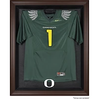 Oregon Ducks Brown Framed Logo Jersey Display Case