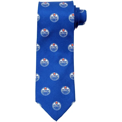 Men's Royal Edmonton Oilers Prep Tie