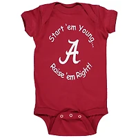 Newborn & Infant Crimson Alabama Crimson Tide Start 'Em Young Bodysuit