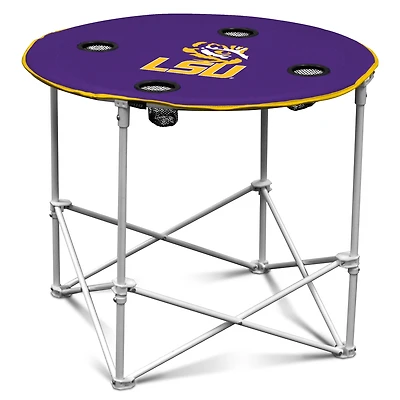Purple LSU Tigers Round Table