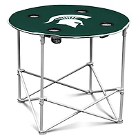 Green Michigan State Spartans Round Table
