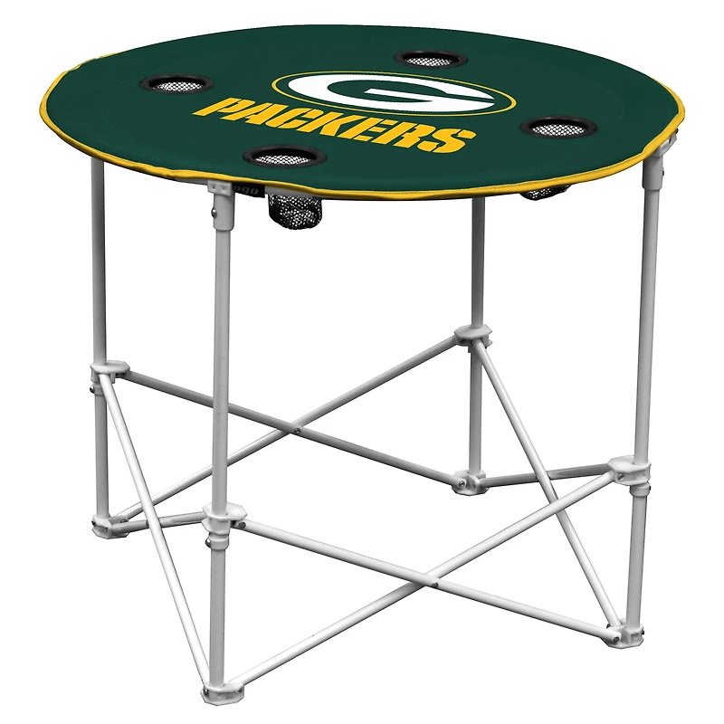 Green Green Bay Packers Round Table