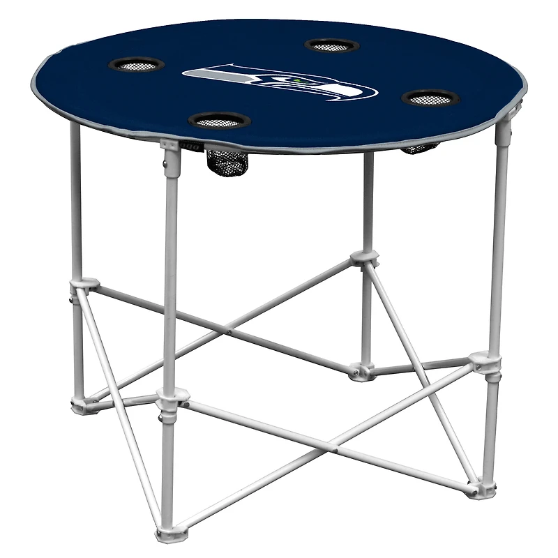 College Navy Seattle Seahawks Round Table