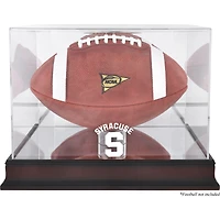 Syracuse Orange Mahogany Base (2015-Present Logo) Football Case with Mirror Back