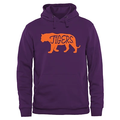 Men's Purple Clemson Tigers DNA Pullover Hoodie