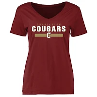 Women's Maroon Charleston Cougars Team Strong T-Shirt