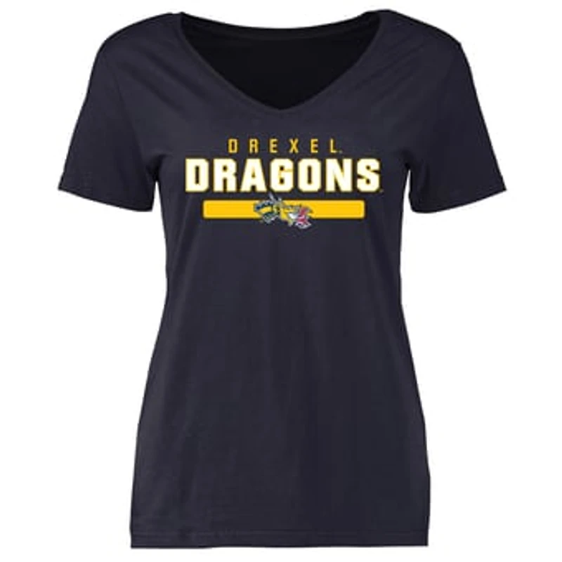 Women's Navy Drexel Dragons Team Strong T-Shirt