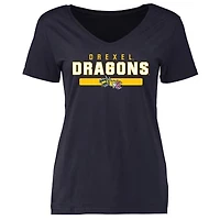 Women's Navy Drexel Dragons Team Strong T-Shirt
