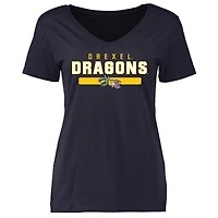 Women's Navy Drexel Dragons Team Strong T-Shirt