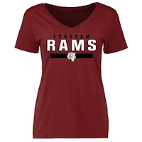 Women's Maroon Fordham Rams Team Strong T-Shirt
