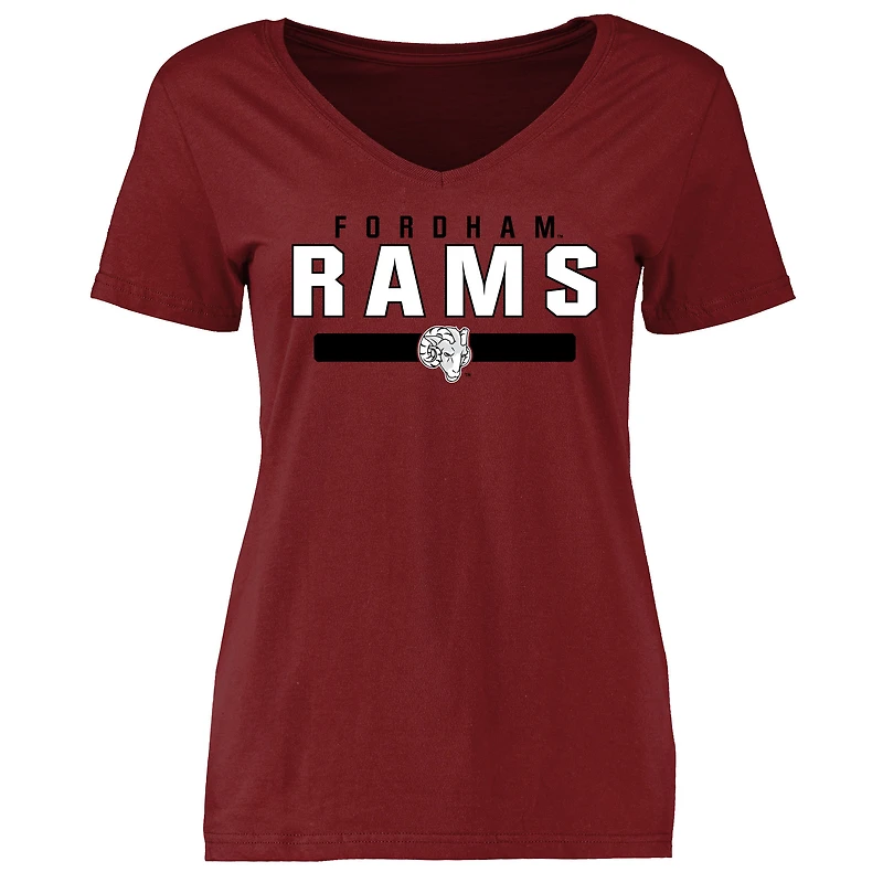 Women's Maroon Fordham Rams Team Strong T-Shirt