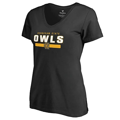 Women's Black Kennesaw State Owls Team Strong T-Shirt
