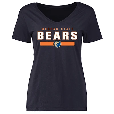 Women's Navy Morgan State Bears Team Strong T-Shirt