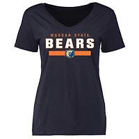 Women's Navy Morgan State Bears Team Strong T-Shirt
