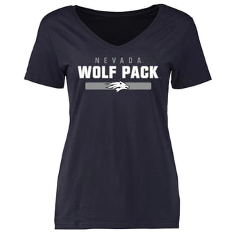 Women's Navy Nevada Wolf Pack Team Strong T-Shirt
