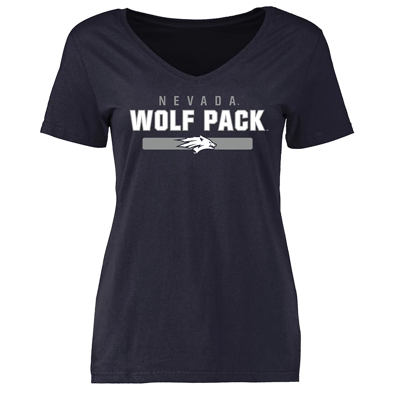 Women's Navy Nevada Wolf Pack Team Strong T-Shirt