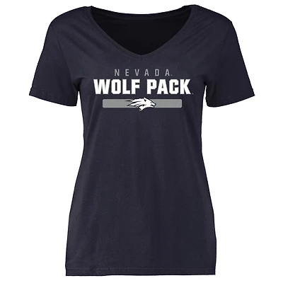 Women's Navy Nevada Wolf Pack Team Strong T-Shirt