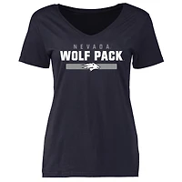 Women's Navy Nevada Wolf Pack Team Strong T-Shirt