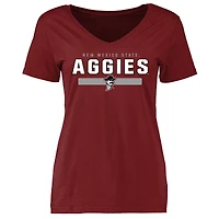 Women's Maroon New Mexico State Aggies Team Strong T-Shirt