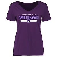 Women's Purple Northwestern Wildcats Team Strong T-Shirt