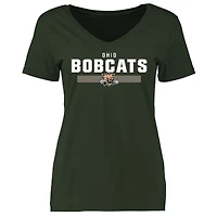 Women's Green Ohio Bobcats Team Strong T-Shirt