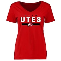 Women's Red Utah Utes Team Strong T-Shirt