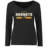 Women's Black Alabama State Hornets Team Strong Long Sleeve T-Shirt