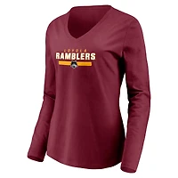 Women's Maroon Loyola Chicago Ramblers Team Strong Long Sleeve T-Shirt