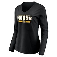 Women's Black Northern Kentucky University Norse Team Strong Long Sleeve T-Shirt